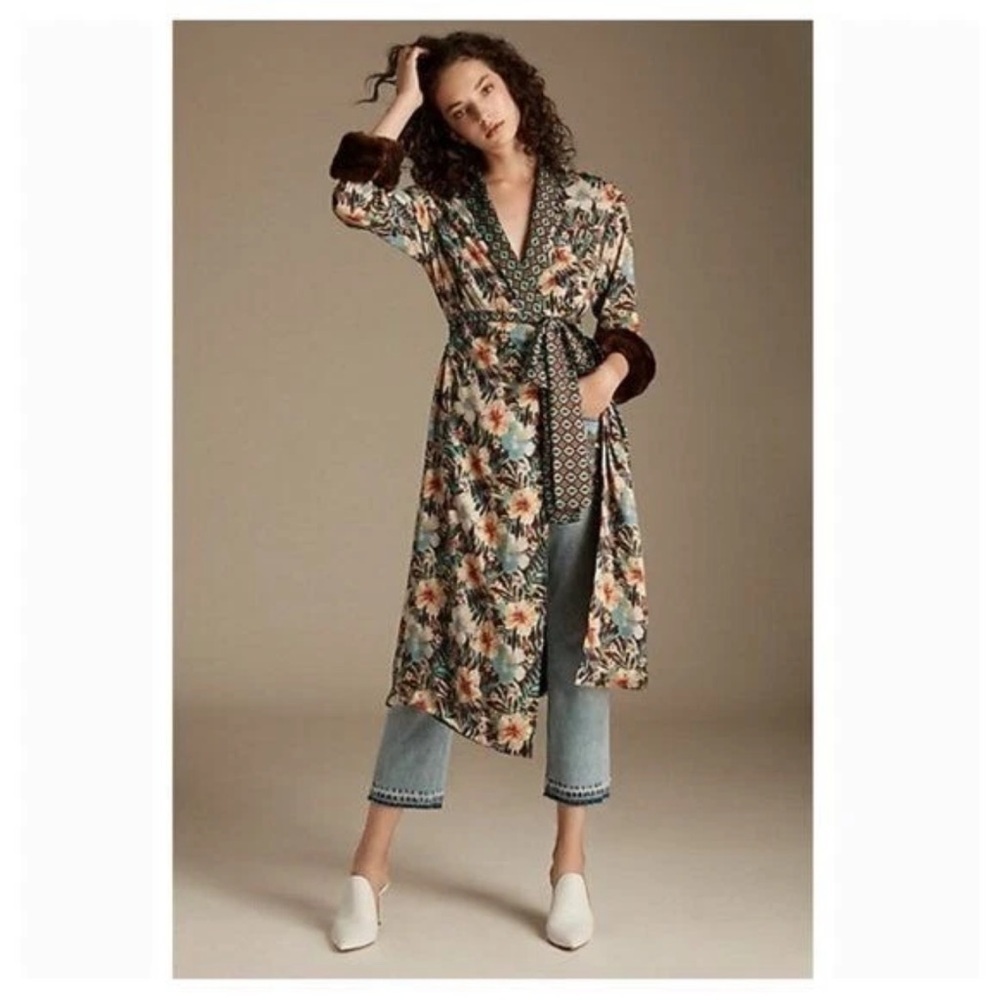 NWOT Le Superbe Revolve Hibiscus Robe Dress *Rihanna Favorite Size 4 - Picture 3 of 9